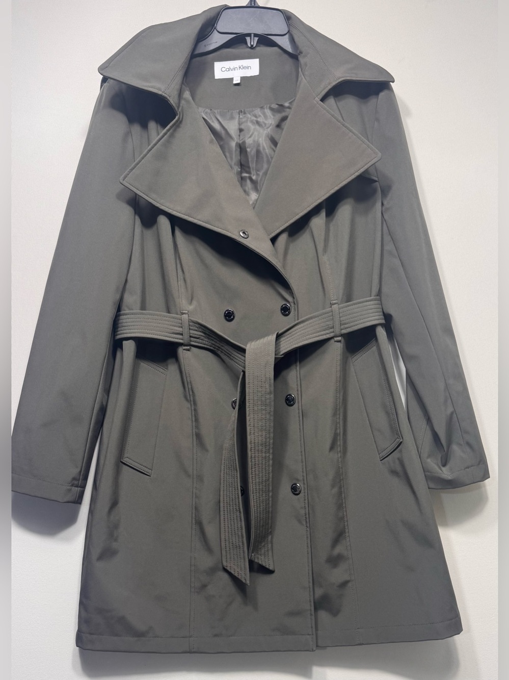 Calvin Klein ladies trench coat  size large